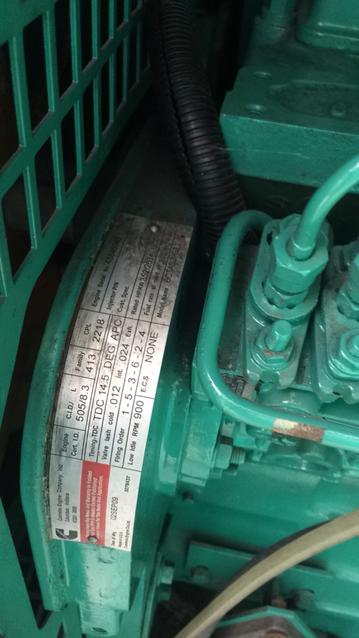 Cummins 200 Kva (Used)
