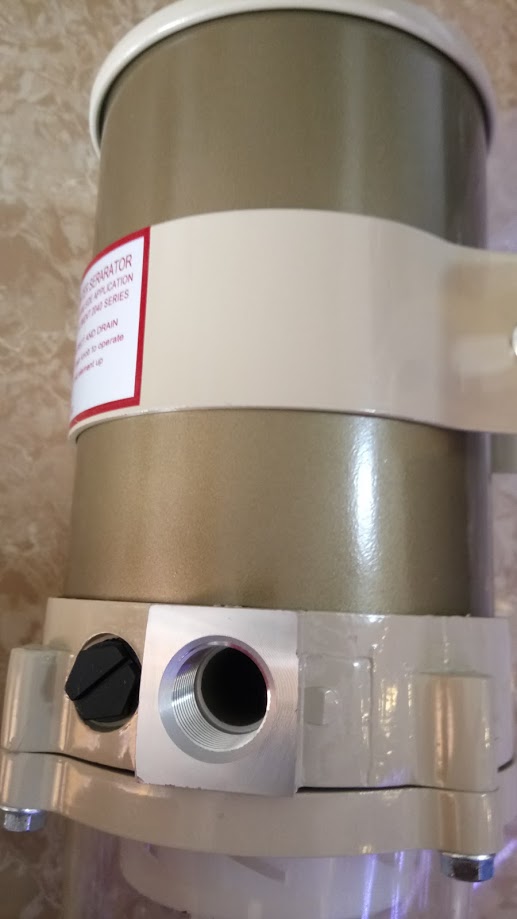 Oil and water separation filter for on 500 Kva generator