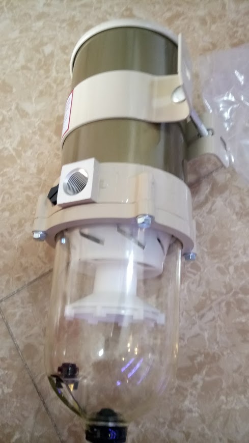 Oil and water separation filter for on 500 Kva generator