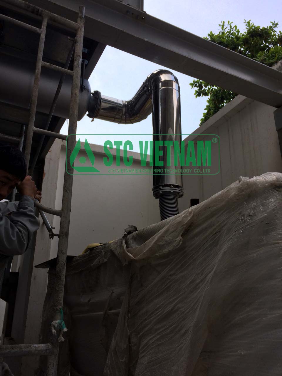 Insulation chimney D140