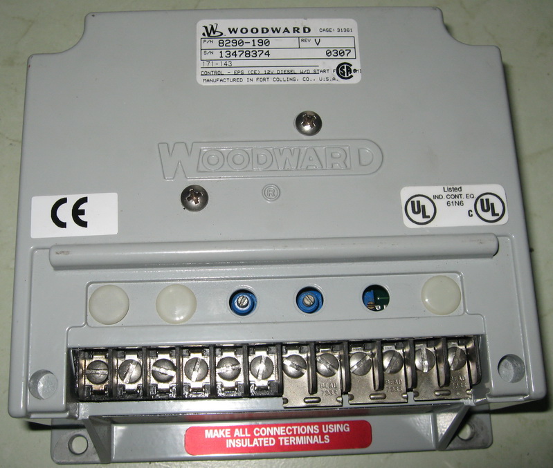 Điều tốc woodward – P/N: 8290-195 S/N: 13192962