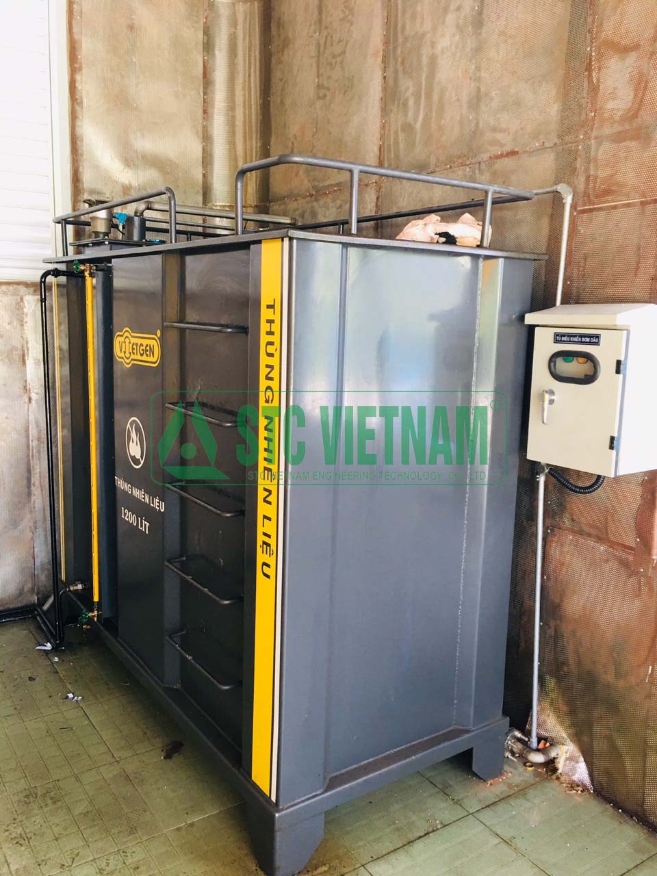Tủ điều khiển bơm dầu ( 01 bồn)