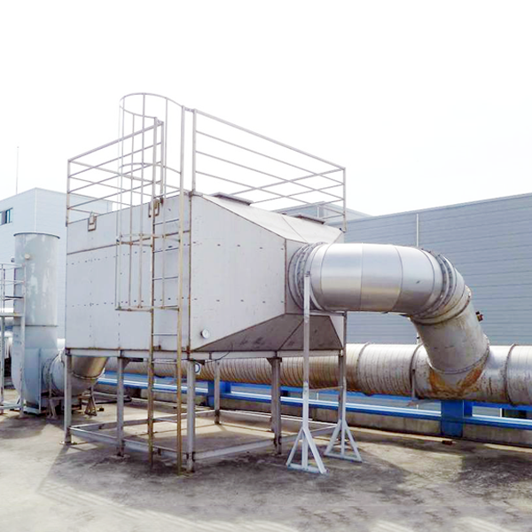 Fresh activated carbon air supply system