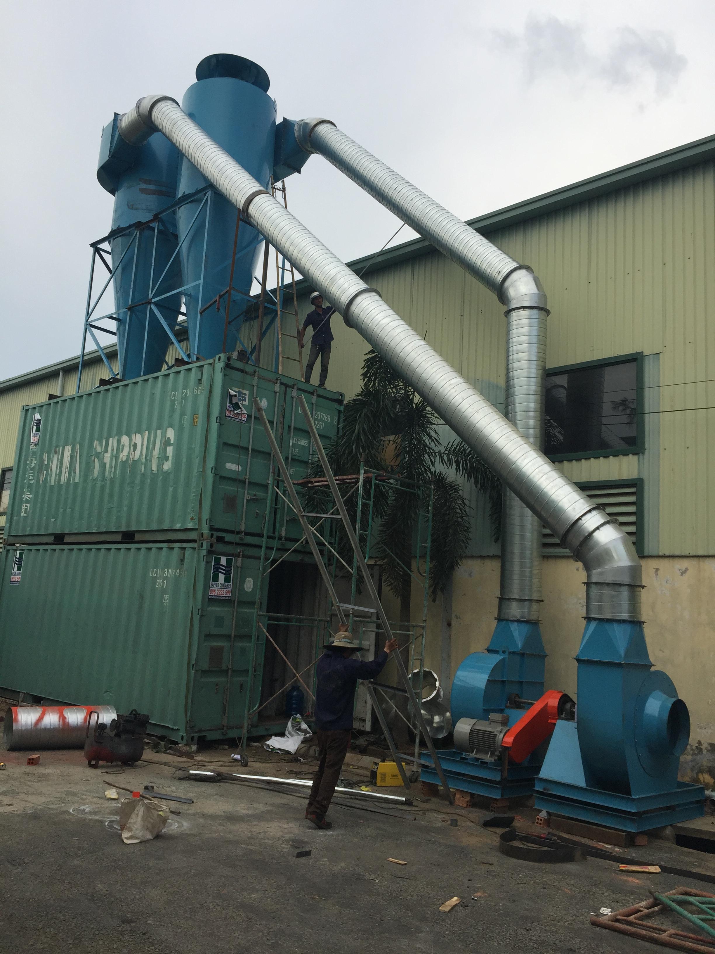 20,000 m3 factory air filtration system