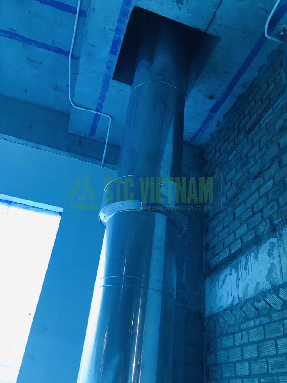Thermal insulation chimney D400, stainless steel