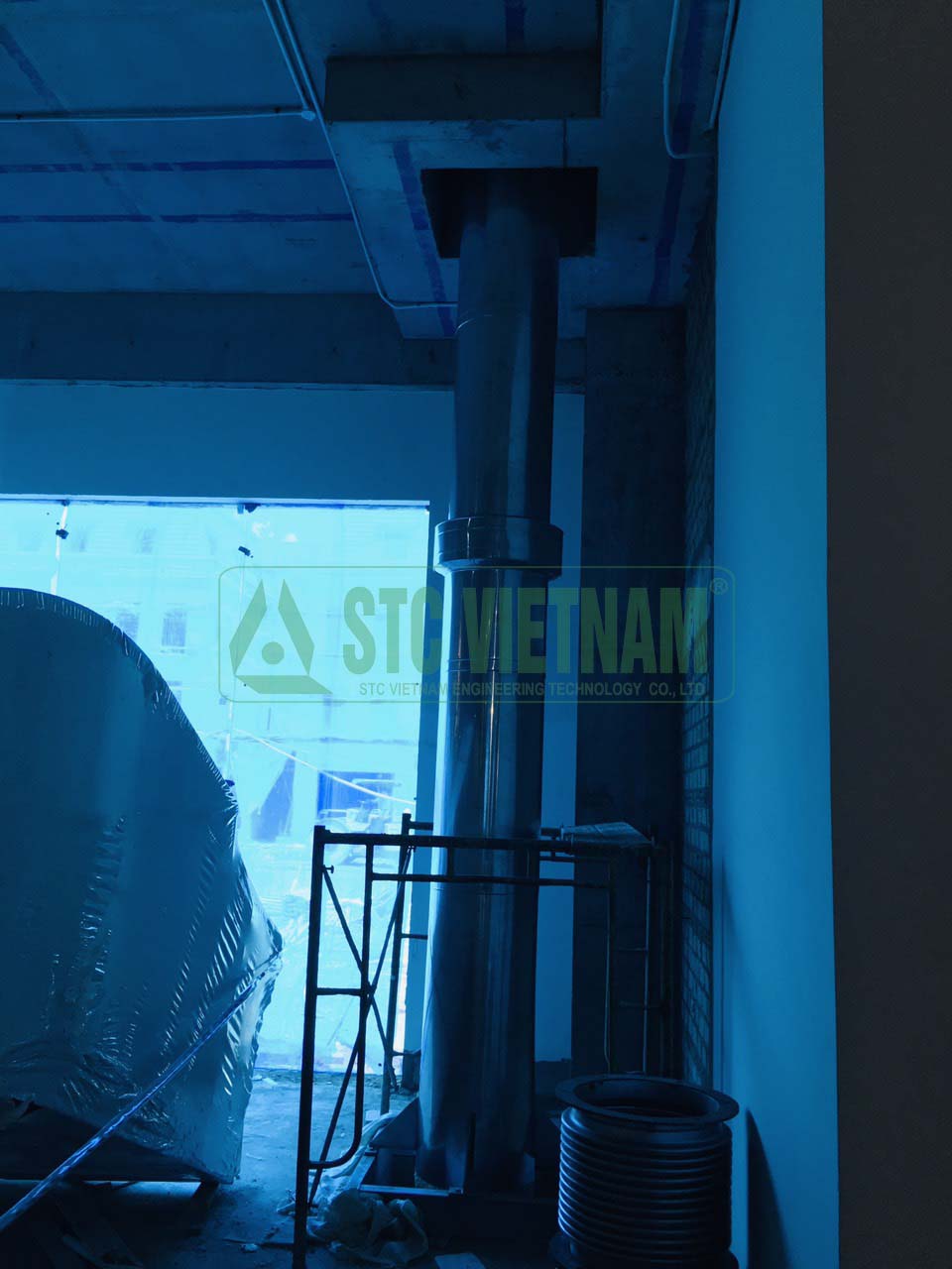 Thermal insulation chimney D400, stainless steel