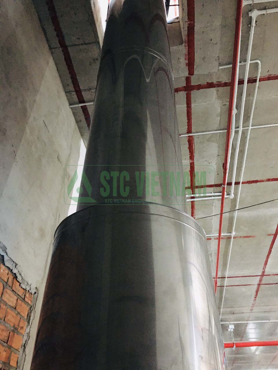 Thermal insulation chimney D400, stainless steel