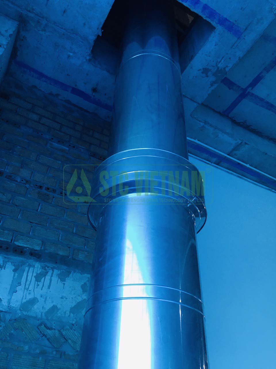 Thermal insulation chimney D400, stainless steel