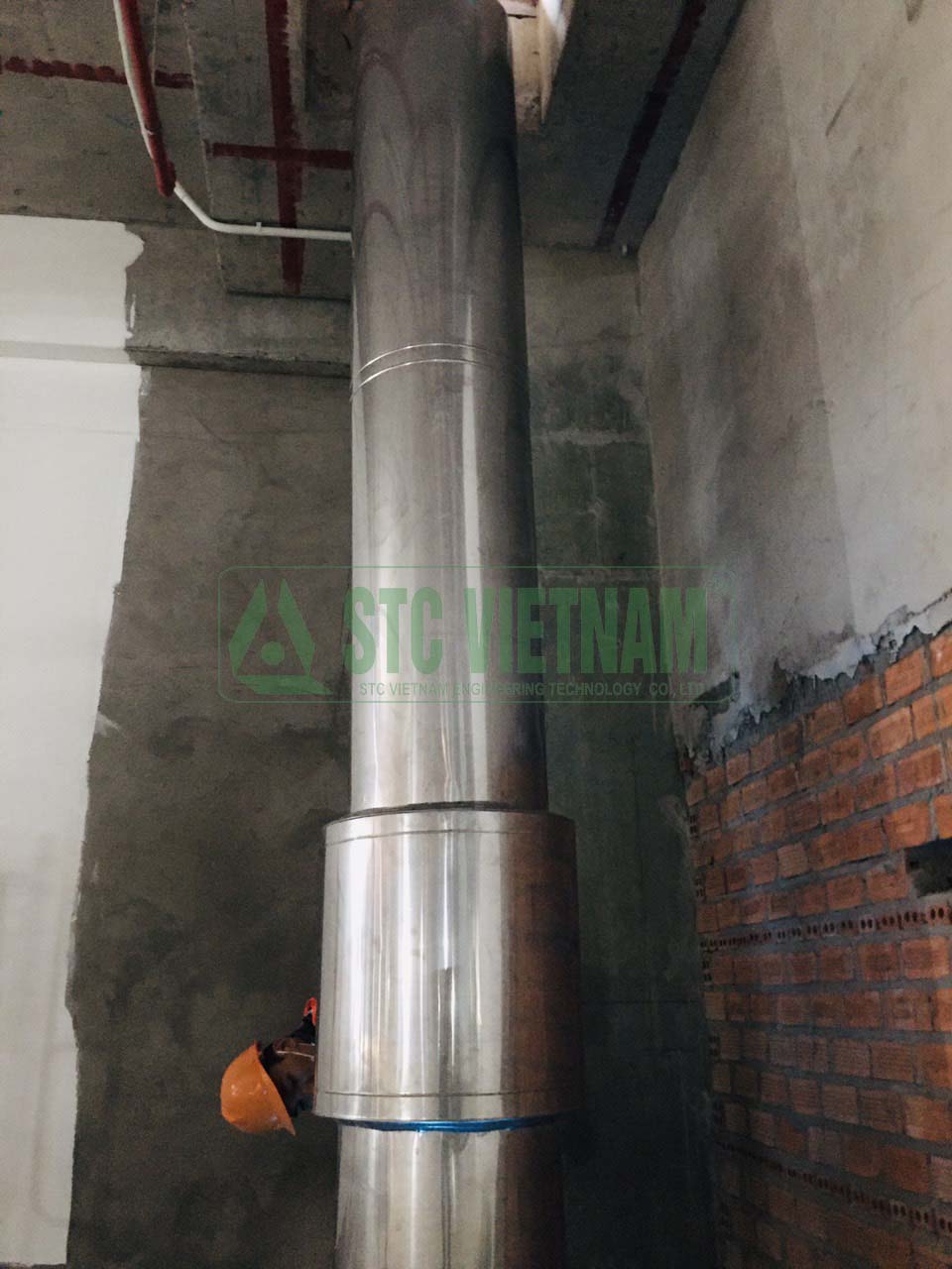 Thermal insulation chimney D400, stainless steel