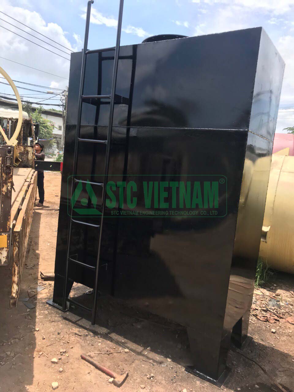 3000 liter, 4mm generator oil tank