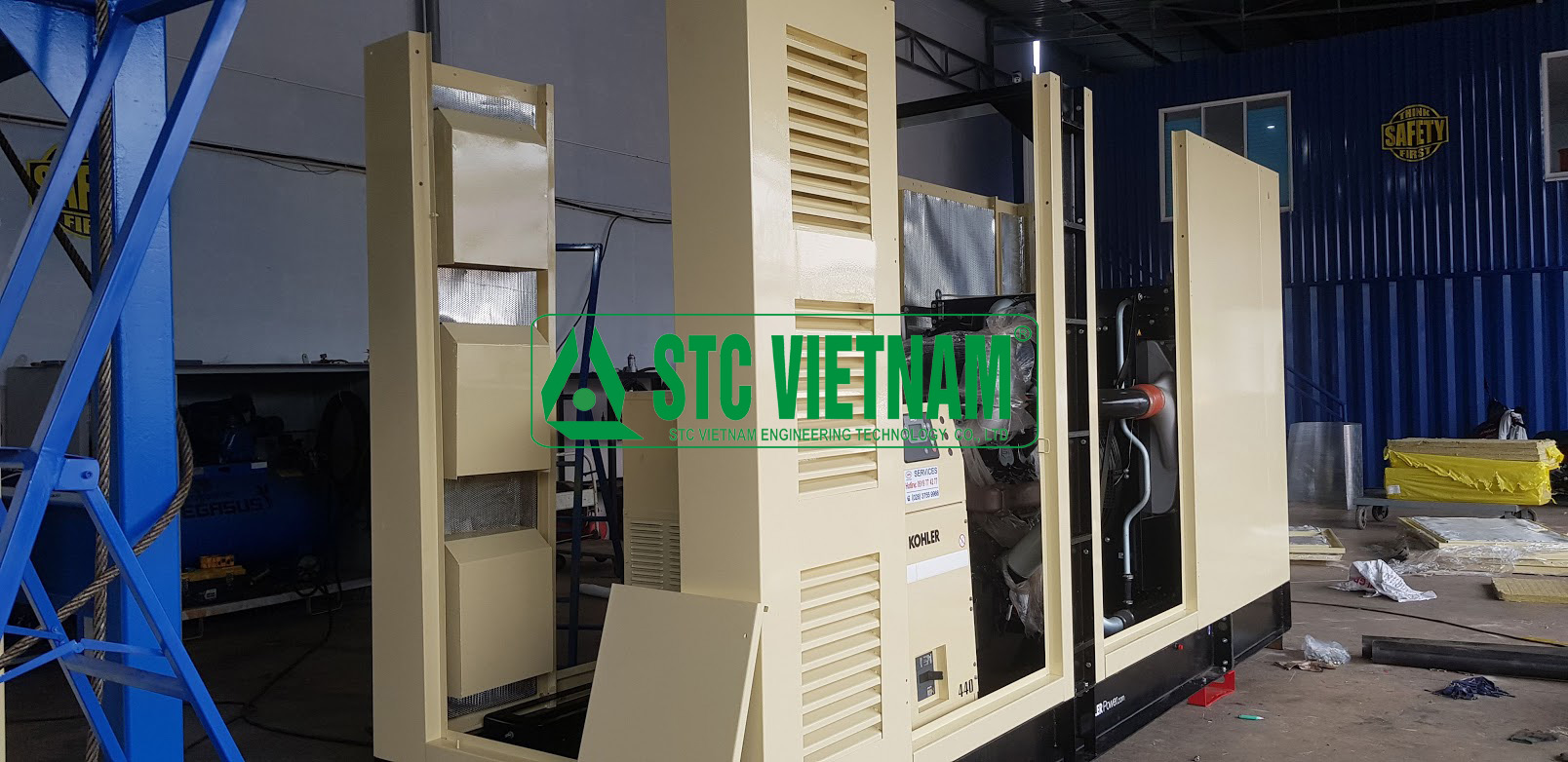 Vỏ cách âm máy phát điện Kohler 440 Kva