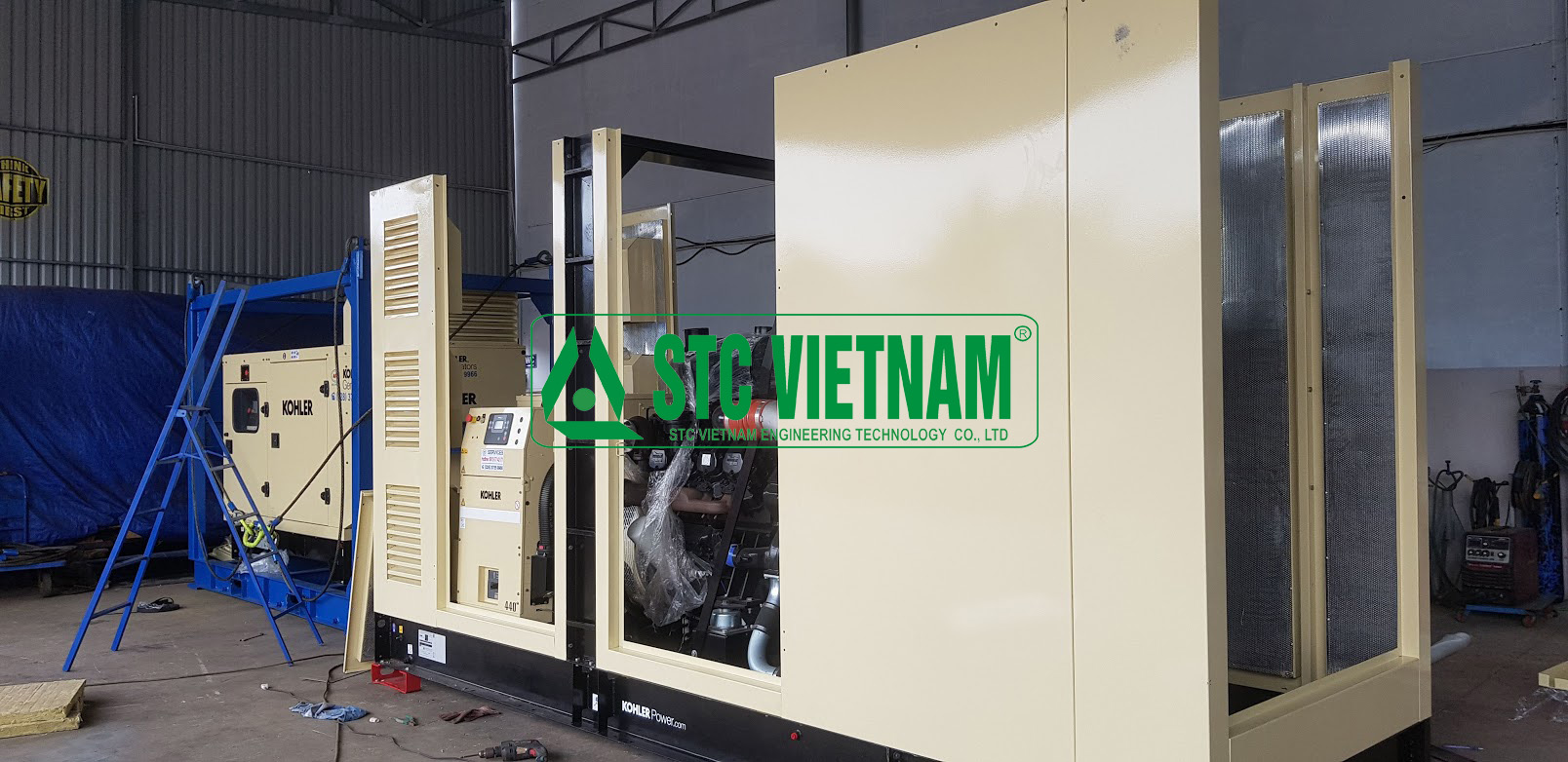 Vỏ cách âm máy phát điện Kohler 440 Kva
