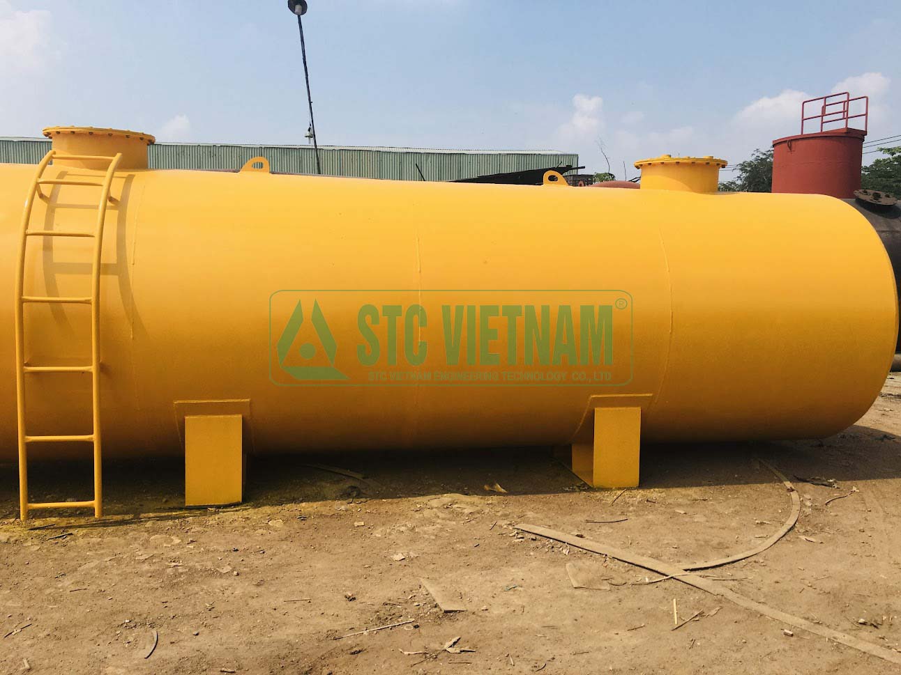 Bồn dầu máy phát điện 22 M3 – 22.000 lit  (Tròn Epoxy)