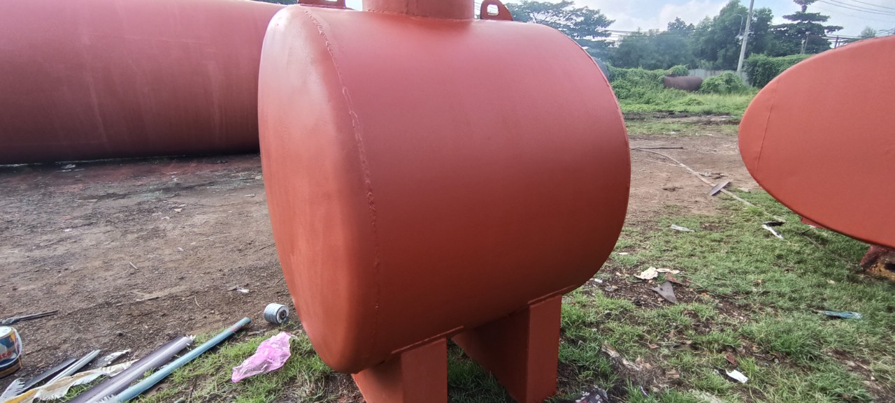 Fuel Diesel tank 1000 liter, round lying, Piusi