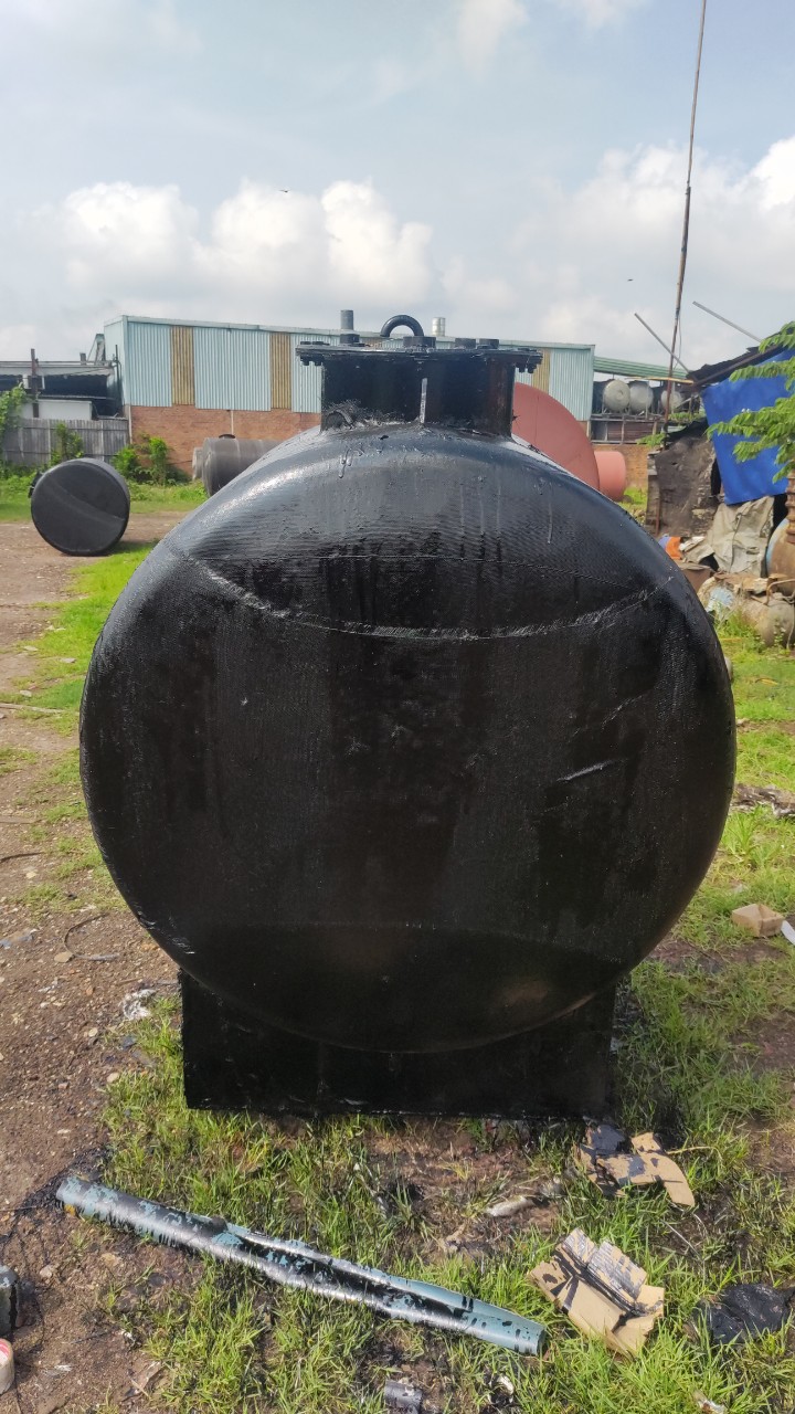 Fuel Diesel tank 1000 liter, round lying, Piusi