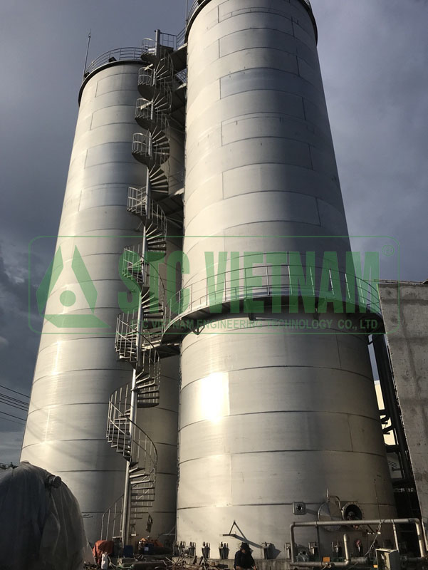 Bồn nước chữa cháy 2500m3 Inox