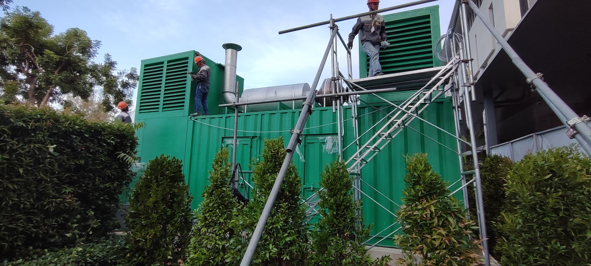 Container cách âm cho máy phát điện 1440 Kva