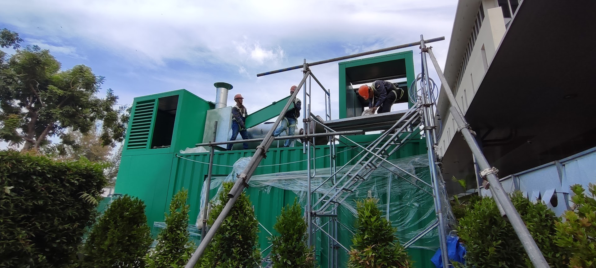 Container cách âm cho máy phát điện 1440 Kva