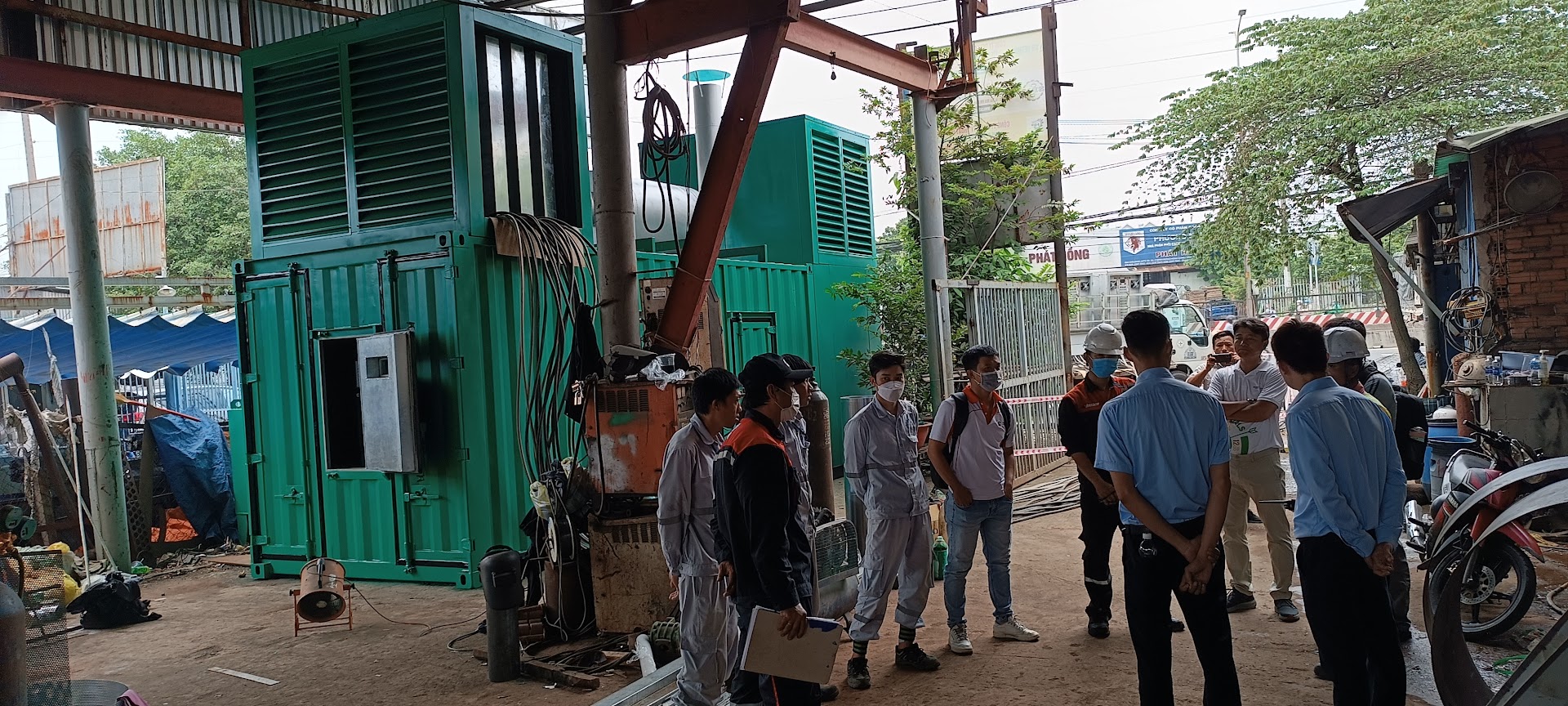 Container cách âm cho máy phát điện 1440 Kva