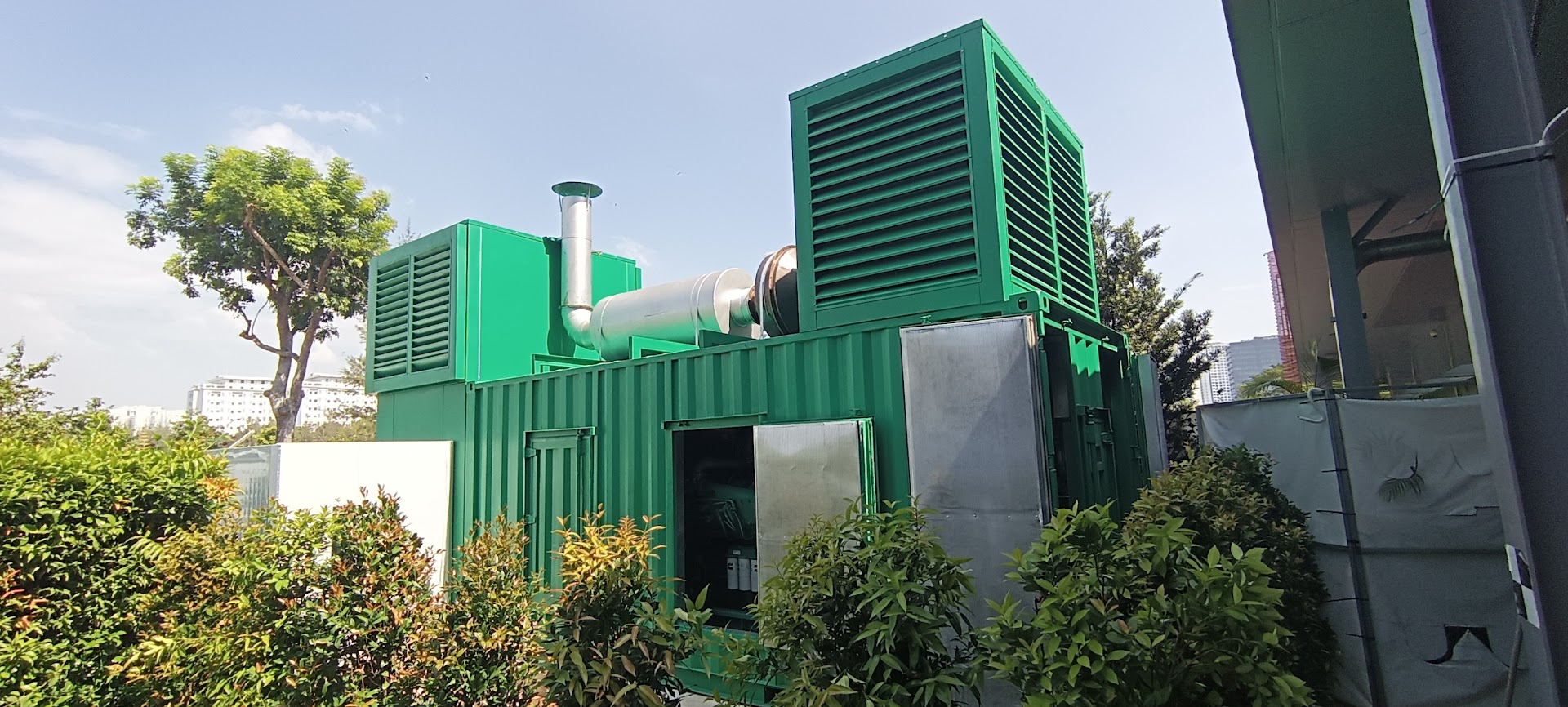 Container cách âm cho máy phát điện 1440 Kva